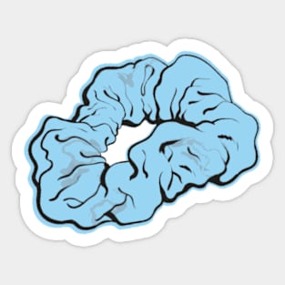 Light Blue Scrunchie Sticker VSCOGRL Vsco Girl Pastel Gifts for Girls Sticker